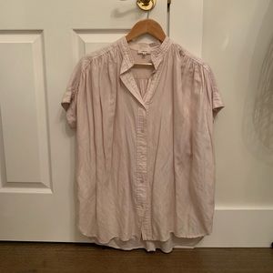 Aritzia Light Pink Blouse Top